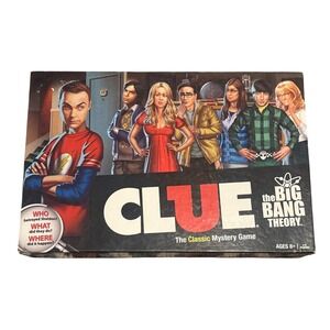 Clue The Big Bang Theory Board Game Complete Classic Mystery Game Edition